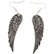 Women'S Vintage Angel Wings Earrings Drop Dangle Piercing Jewelry Natural Gift