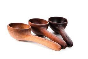 Earlywood 6-1/2 Inch Handmade Hardwood Coffee Scoop - Jatoba