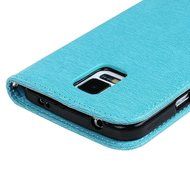 Galaxy S5 Case,Samsung Galaxy S5 Case (I9600) - Wallet Flip Stand Case Embossed Cute Bear PU Leather Case Shockproof... N35