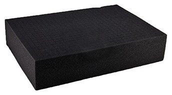 SRA Cases EN-AC-FG-A022-FOAM-CB Pick N Pluck Foam Block Insert for EN-AC-FG-A022 Hard Case, 17.5 x 12.5 x 3.7,...