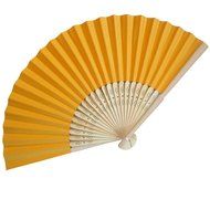 Weixinbuy Summer Folding Hand Held Paper Fans Wedding Party Decor Pocket Bamboo Fan N16