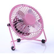 Magic Mini USB Table Desk Personal Fan (USB Powered, Metal Design, Quiet Operation, Handheld Size, Power Saving...
