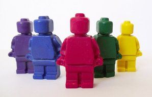 Minifigures Lego Style Gummy Candy, Jelly, Soap, Chocolate Mold - 100% Food Grade Silicone, Mobi Kitchen N2