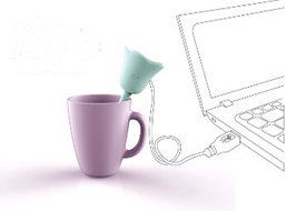Yosoo Portable Tulip flowers USB Air Humidifier &amp; Mist Diffuser For Office Household Room Health Care (Blue) N5
