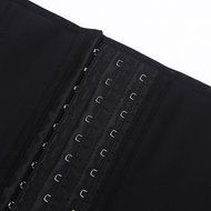 Junlan Latex Waist Cincher Waist Trainer Trimmer Long Torso with 3 Hook Rows N5