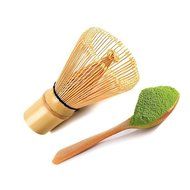 Regmtme Matcha Whisk &amp; Tea Spoon Natural Bamboo Matcha Green Tea Powder Bamboo Whisk for Preparing Matcha