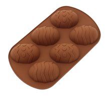 6 Easter Egg Silicone Cake Baking Mold Cake Pan Muffin Cups Handmade Soap Moulds Biscuit Chocolate Ice Cube Tray... N2