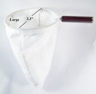 Ticoland Colador (Bolsa),Costa Rica Handmade Reusable Flannel Cloth Coffee Filter,Coffee Sock with Wooden Handle... N2
