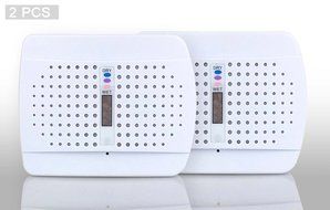 Fanhao 2PCS Renewable Mini Dehumidifier Air Dryer for Cabinet,Closet,Wet Rooms,RVs