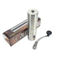 Toyofmine Manual Coffee Grinder,Conical Burr Mill for Precision Brewing, Fresh Coffee,Brushed Stainless Steel N2