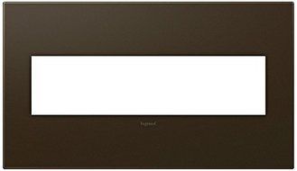 Adorne 4-Gang Bronze Wall Plate by Legrand
