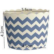 New 50pcs Muffin Cupcake Baking Cup Paper Liner Craft Party Wedding Birthday (Blue)