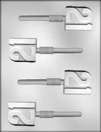 CK Products 2-Inch Number 21 Sucker Chocolate Mold
