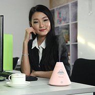 XCSOURCE White Volcano Humidifier Desktop USB Air Diffuser Purifier Sprayer LED Night Light HS200 N8