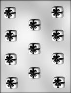 CK Products 1-1/4-Inch Square Package with Bow Chocolate Mold