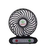 AMA(TM) Portable Mini USB Desk Fan Rechargeable Battery Operated Air Fan Air Conditioner Cooler (Black) N3