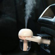 Leewa Freshener Travel Car Portable Mini Car USB Humidifier - ABS + PP (Blue) N18