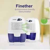 Finether 500ml Mini Energy Saving Air Dehumidifier Portable for Living Room Bathroom Kitchen Garage N6