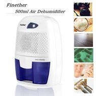Finether 500ml Mini Energy Saving Air Dehumidifier Portable for Living Room Bathroom Kitchen Garage N7