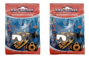Dry-Packs 2gm Scuba and Camera Moisture Absorbing Silica Gel Indicating Packet, Pack of 12