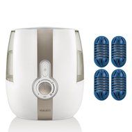 HoMedics Cool Mist Ultrasonic Humidifier (1-Gallon) Bundle with HoMedics Ultrasonic Humidifier Demineralization... N2