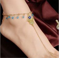 Women Sexy Crystal Anklet Ankle Bracelet Barefoot Sandal Beach Foot Jewelry Gift N14
