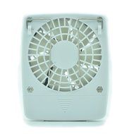 Portable Fan WAYCOM 2-in-1 Mini USB Fan + Power Bank - 3 Speeds Handheld Personal Cool Fan (White) N6
