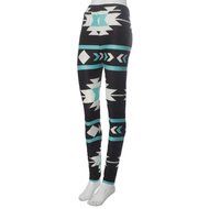 PHOTNO Skinny Geometric Print Stretchy Pants Leggings N6