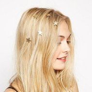 New Women Star Gold Swirl Spring Hair Clip Hairpin Hair Accessory Gift