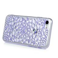 iPhone 7 Case (4.7 inch) - Shockproof Soft TPU Rubber Skin Gel Bumper Case Laser Carving Sunflower Transparent... N36