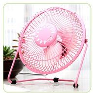 USfafa Mini Usb Table Desk Personal Fan Metal Blades Usb Cable For Laptop/Pc Powered By Netbook, Computer And... N6