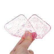 iPhone 7 Case (4.7 inch) - Shockproof Soft TPU Rubber Skin Gel Bumper Case Laser Carving Sunflower Transparent... N38
