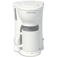 One Cup Space Saving Coffee Maker - Personal Compact Brewer With A Cup