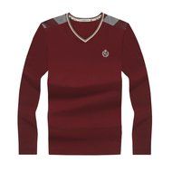 Yaheeda Men's Autumn Long Sleeve Shirt V Neck Casual Fit Tops Cotton T-Shirt N6