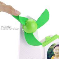 iEGrow Multifunctional Desk Mini USB Fan with Brush Pot, Photo Album 3 in 1 Function Compact Design &amp; Quiet Operation... N23