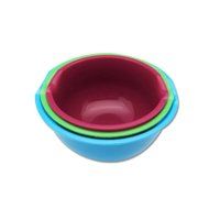 3 Mixing Bowls Set with Spout in Assorted Colors