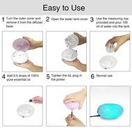 EverKing 100ml Aroma Essential Oil Diffuser, Ultrasonic Cool Mist Aroma Humidifier 7 Color LED Lights Changing... N3