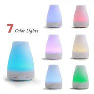 Senderwish 100ml Aromatherapy Essential Oil Diffuser Ultrasonic Air Humidifier with 7 Color LED Lamps and Adjustable... N8