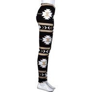 PHOTNO Casual Women Lady Skinny Geometric Print Stretchy Jegging Pants Slim Leggings N19