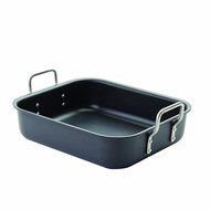 Eva Trio Dura Roasting Pan, Aluminum with Non-Stick Coating, 30 by 25 by 7-1/2cm, Gray