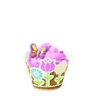 Wilton 415-0182 Wilton Pearl Swirl Cupcake Wraps, 18-Pack