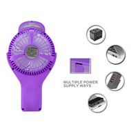 Dealpeak USB Rechargeable Handheld Mini Fan with Cooling Mist as Personal Cooling Humidifier for Home Office and... N31