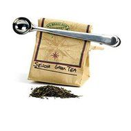 Stainless 1 Cup Ground Coffee Measuring Scoop Spoon with Bag Sealing Clip N3
