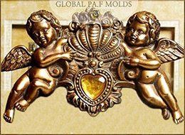 Handmade Silicone Mold /Cake Decoration Mould/cherub Mold 898-78767s