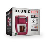 Keurig K15 Coffee Maker, White (New Packaging) N2