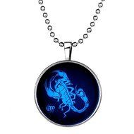 Steampunk Scorpion Glow In The Dark Pendant Necklace Sweater Chain X-mas Gift