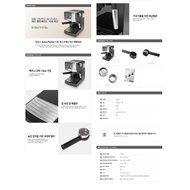 Saeco HD8325/47 Poemia Class Manual Espresso Machine, Black 220V &amp; Simple English User&#039;s Guide N2