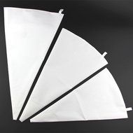 Jennice House 3 Pack of White Cotton Canvas Cake Decorating Pastry Bags Set in 3 Sizes Piping Bags-12 inch+14... N2