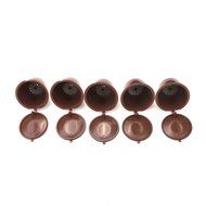 CISNO 5pcs/pack Refillable Coffee Capsules For Dolce Gusto | Compatible with Mini Me, Genio, Piccolo, Esperta... N2