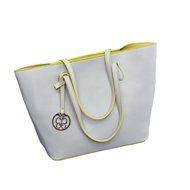 AutumnFall&reg; Women Simple Fashion Butterfly Pendant Handbag Shoulder Bag Large Tote Ladies Purse (Black) N2